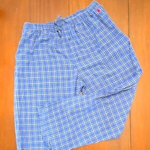 POLO‎ by RALPH LAUREN Blue Plaid Pajama Pants Men's Large